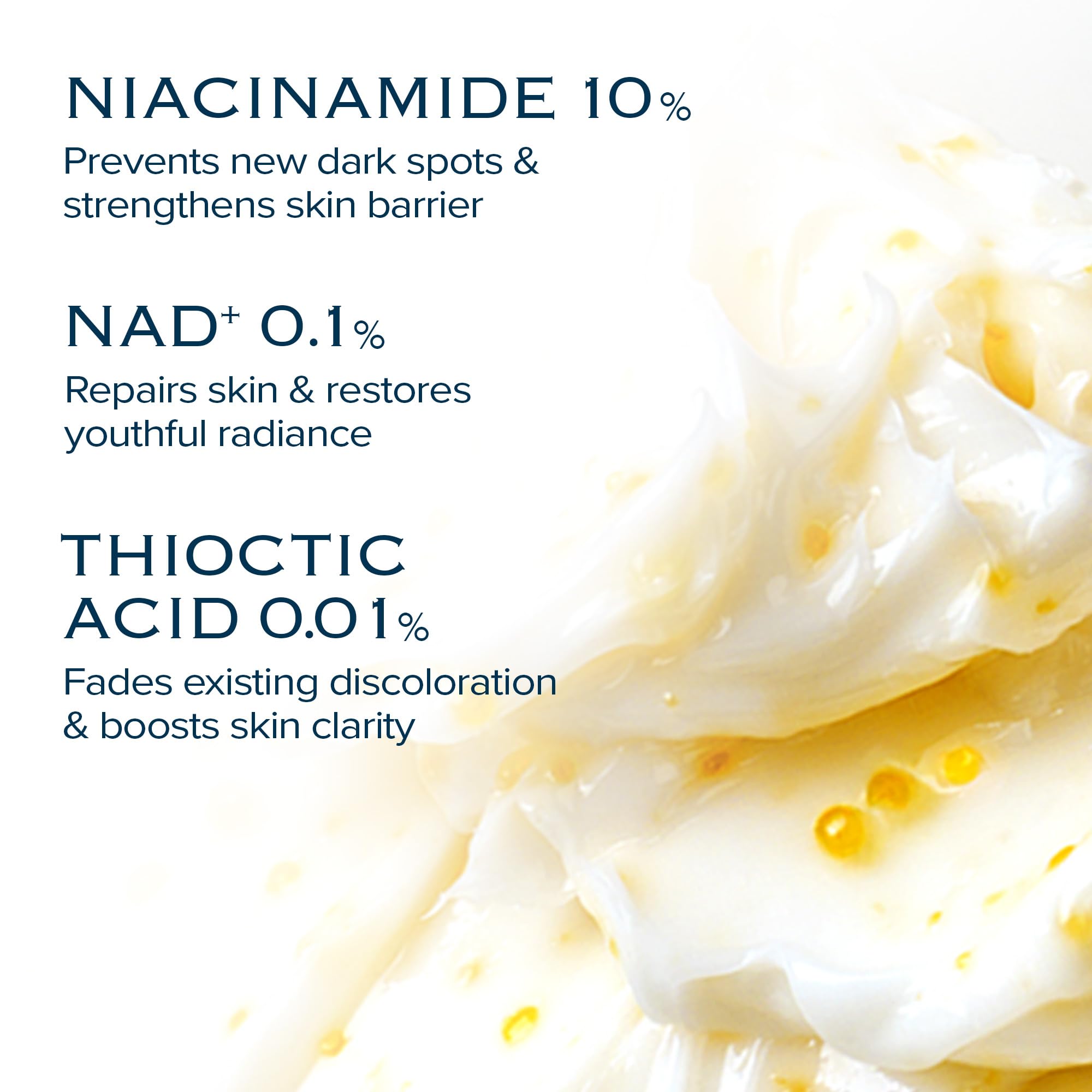 mimmua! NIACINDY Radiance Capsule Cream: textura sedosa que hidrata sin dejar grasa.