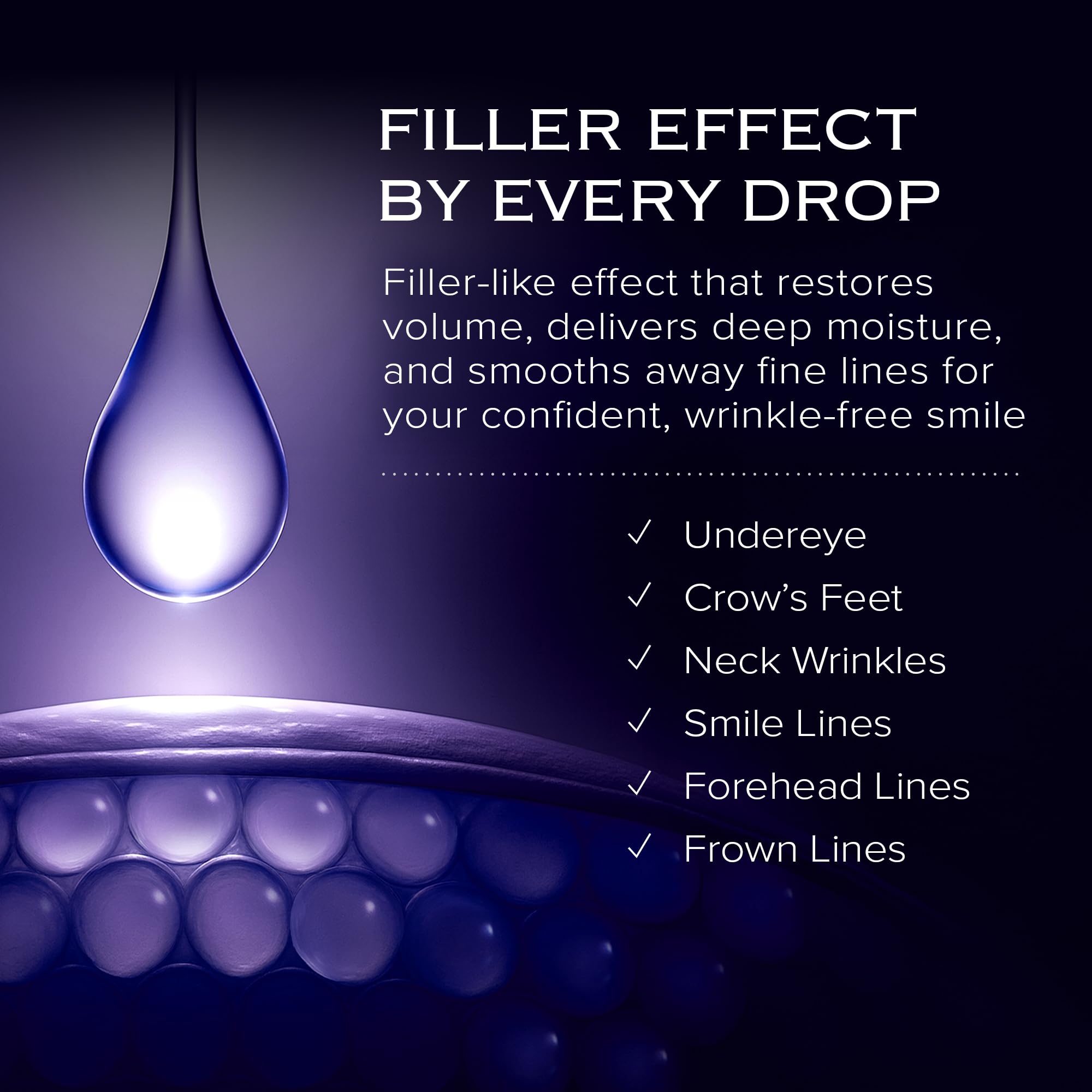 Frontales avec Volume UP Time Block Serum et effet lissant.