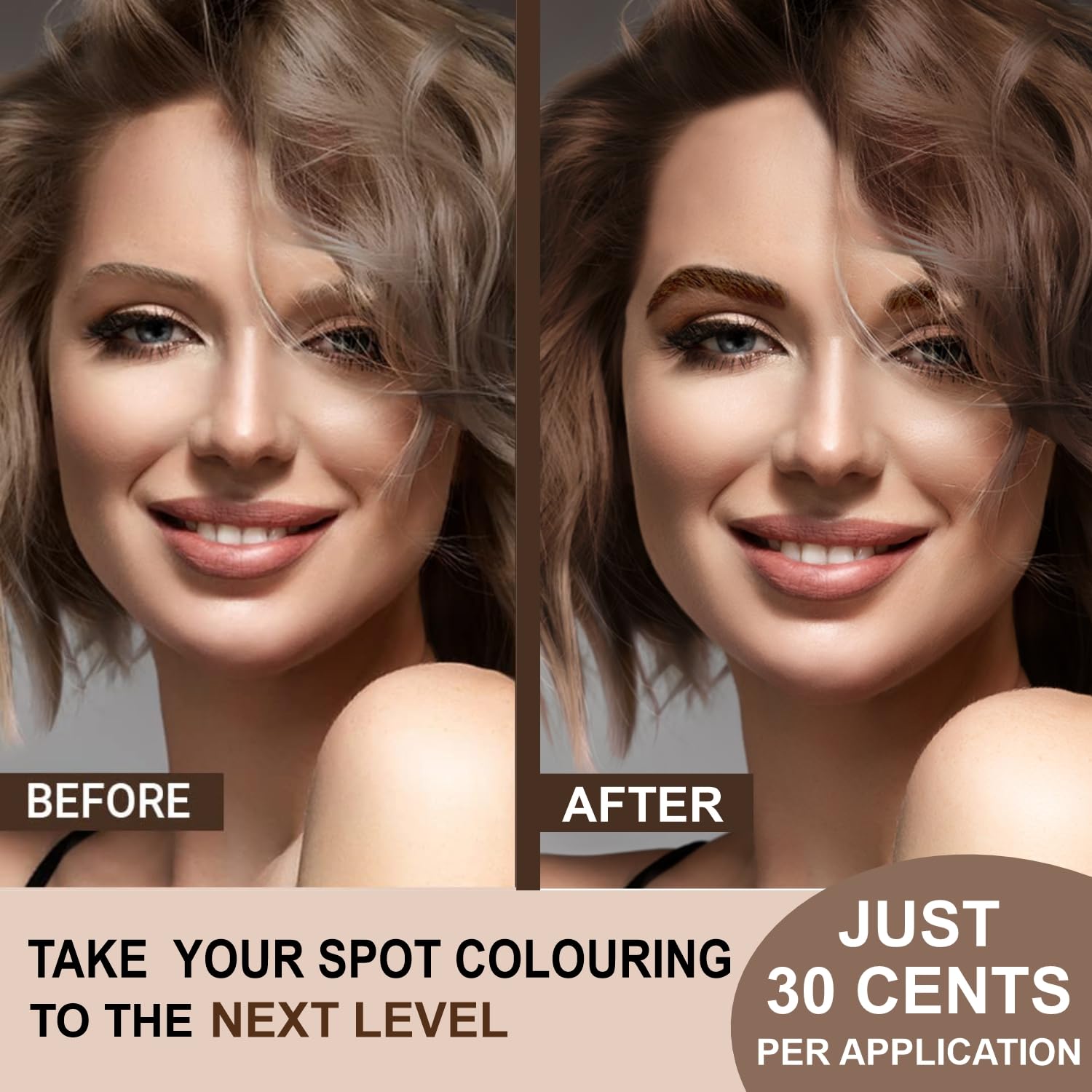 MINA ibrow tint duradero hasta 30 aplicaciones en Rubio Ceniza.