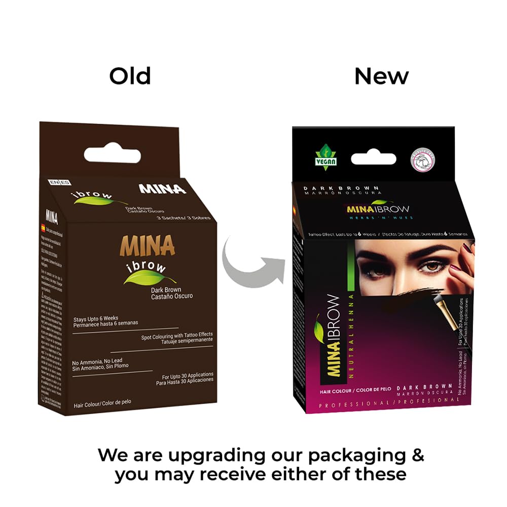 Color resistente al agua de MinaiBrow para cejas