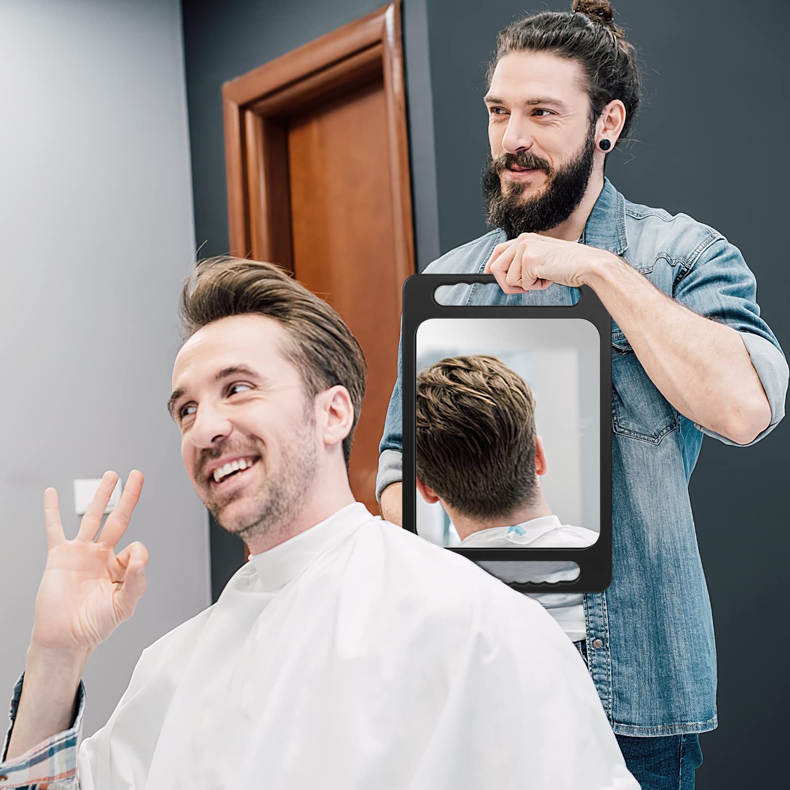 Uso profesional: espejo versátil para dentistas, maquillaje y salones.