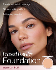 Aplicación con brocha de Mineral Fusion para cobertura suave y natural