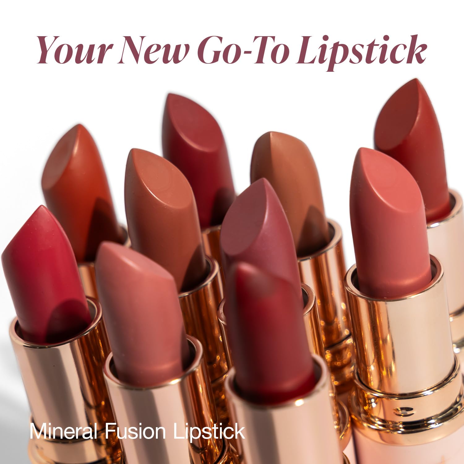 Labial Mineral Fusion Prosecco, fórmula con avena y aceite de aguacate para cuidado.