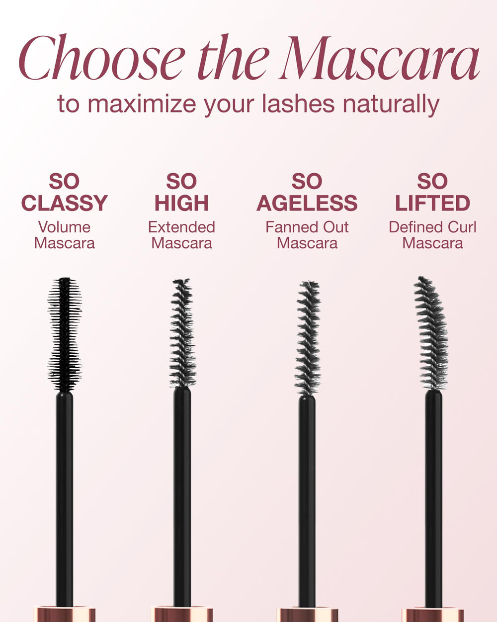 Mineral Fusion Mascara con arcilla kaolín para mayor durabilidad.