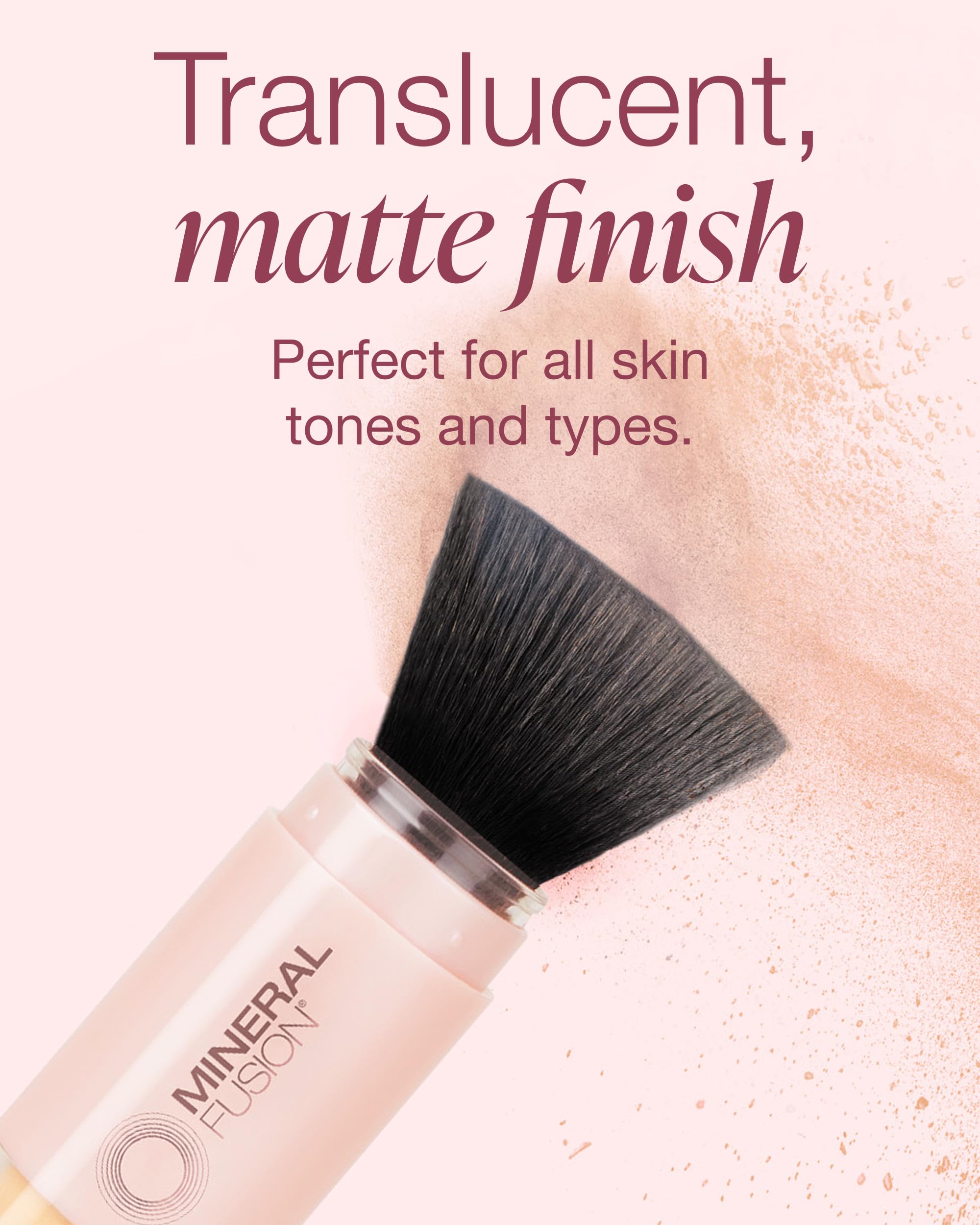 Mineral Fusion: protección UVA/UVB para rostro, con acabado mate suave.