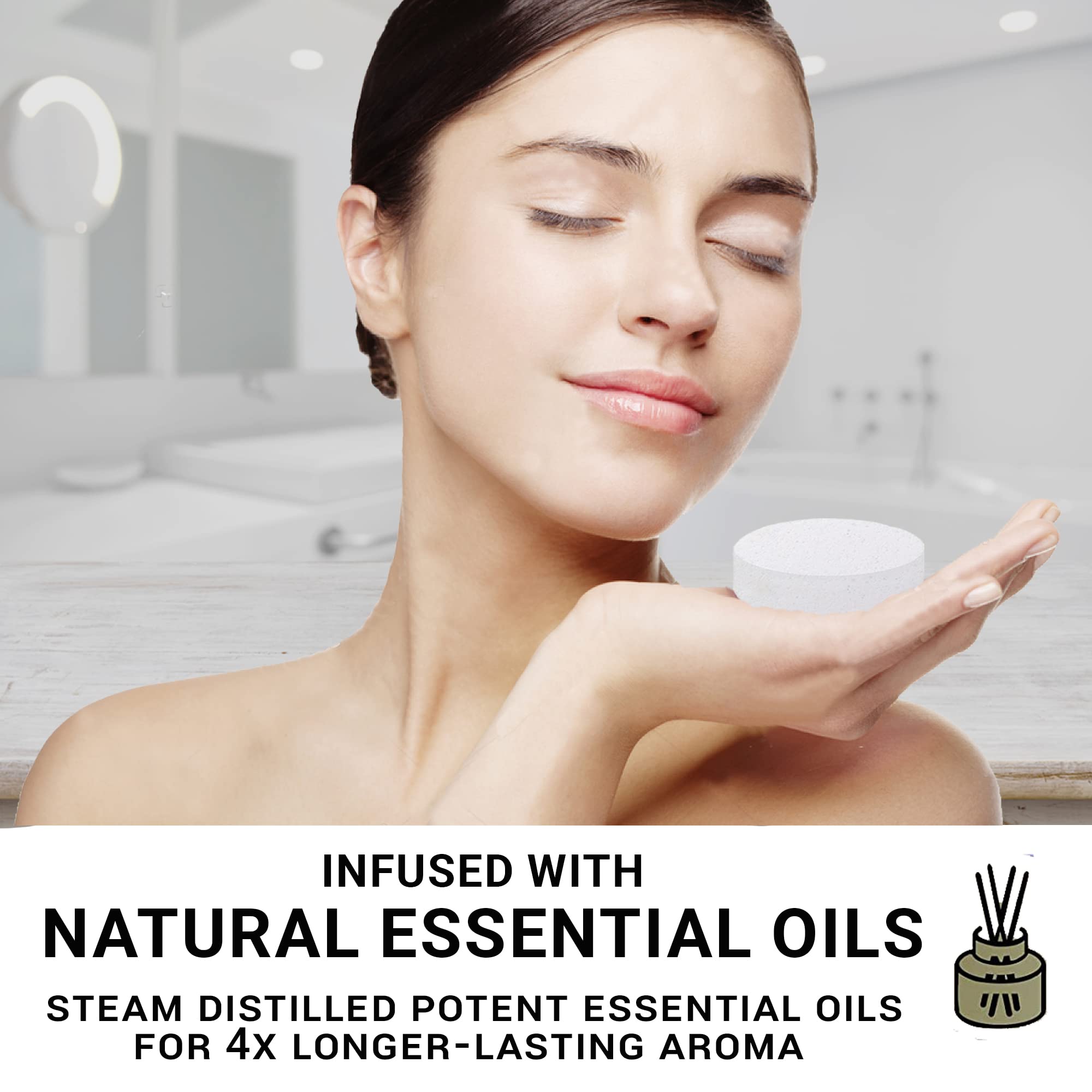 Mineral Me California: aroma fuerte mentol lavanda para un momento relajante en la ducha.