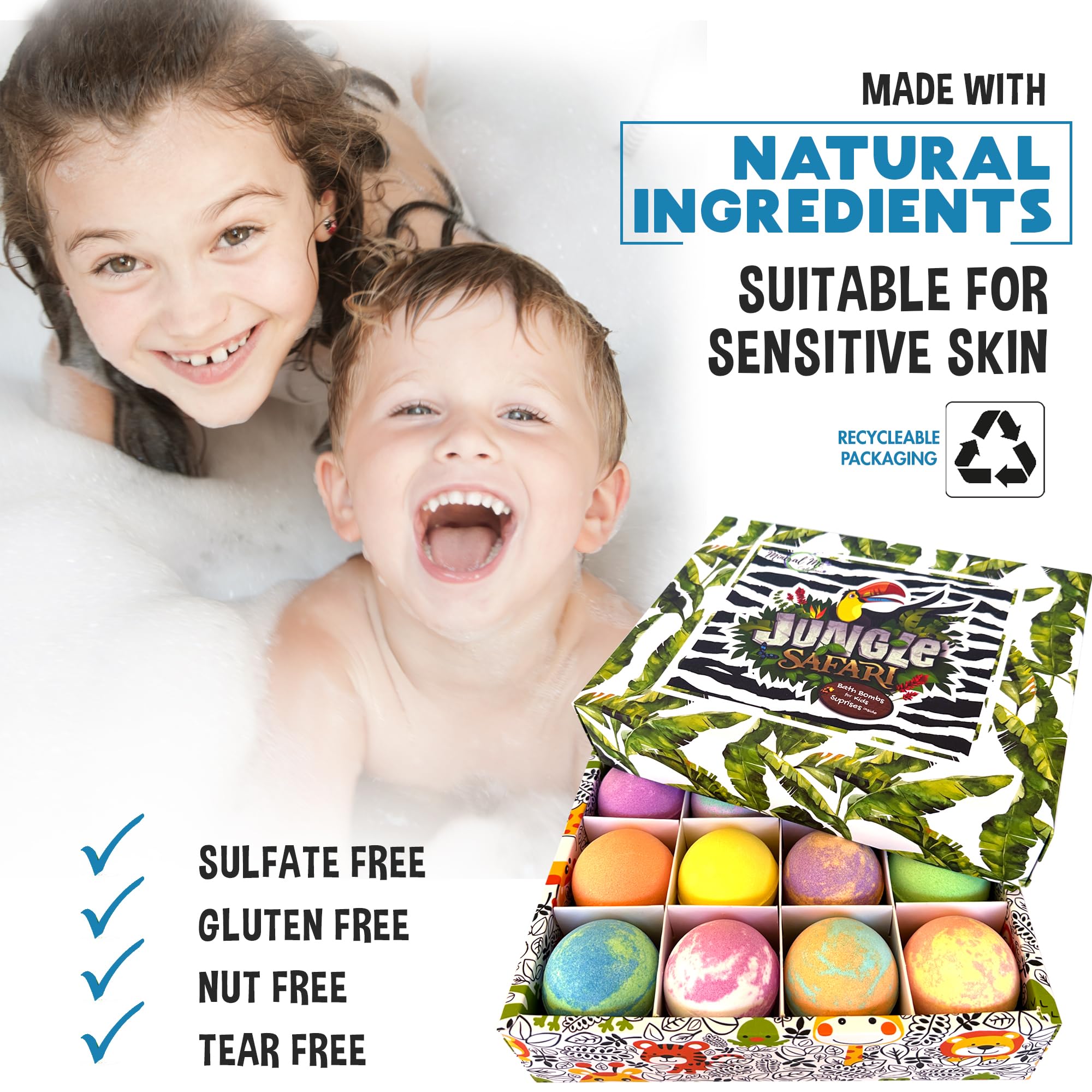 Mineral Me California – beurre-karite nourrit et protège la peau sensible pendant le bain.