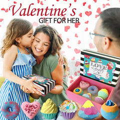 Bombas Mineral Me California con forma de corazón para un momento de cuidado en casa.