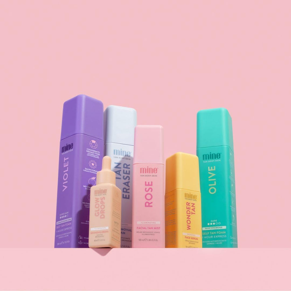 MINETAN BODY.SKIN cara y cuerpo listo para la siguiente aplicación.