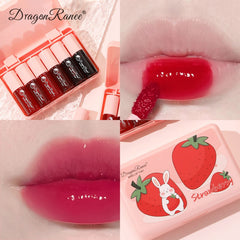 Minfei set labial tint, aplicación suave para labios y mejillas.
