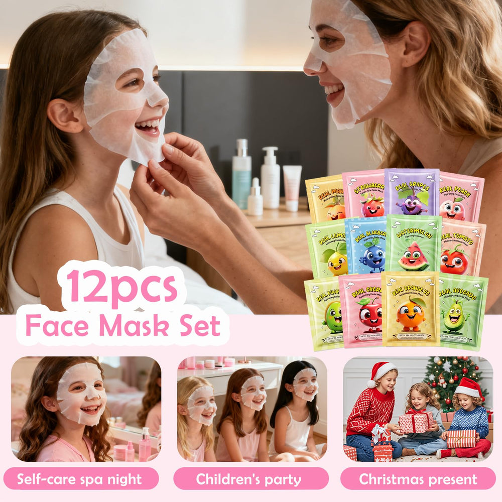Mascarilla Minfei de fresa para niños: hidratación equilibrada y brillo natural