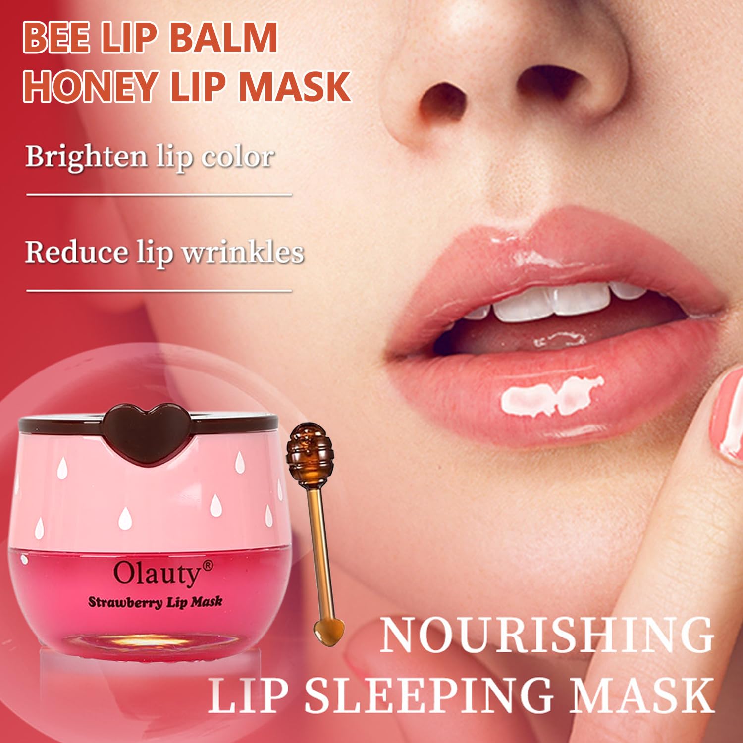 Miniling labios hidratados por la noche con mascarilla de descanso