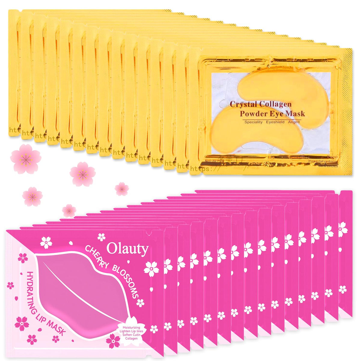 Parche de ojos Miniling 24K oro para hinchazón y mirada fresca.