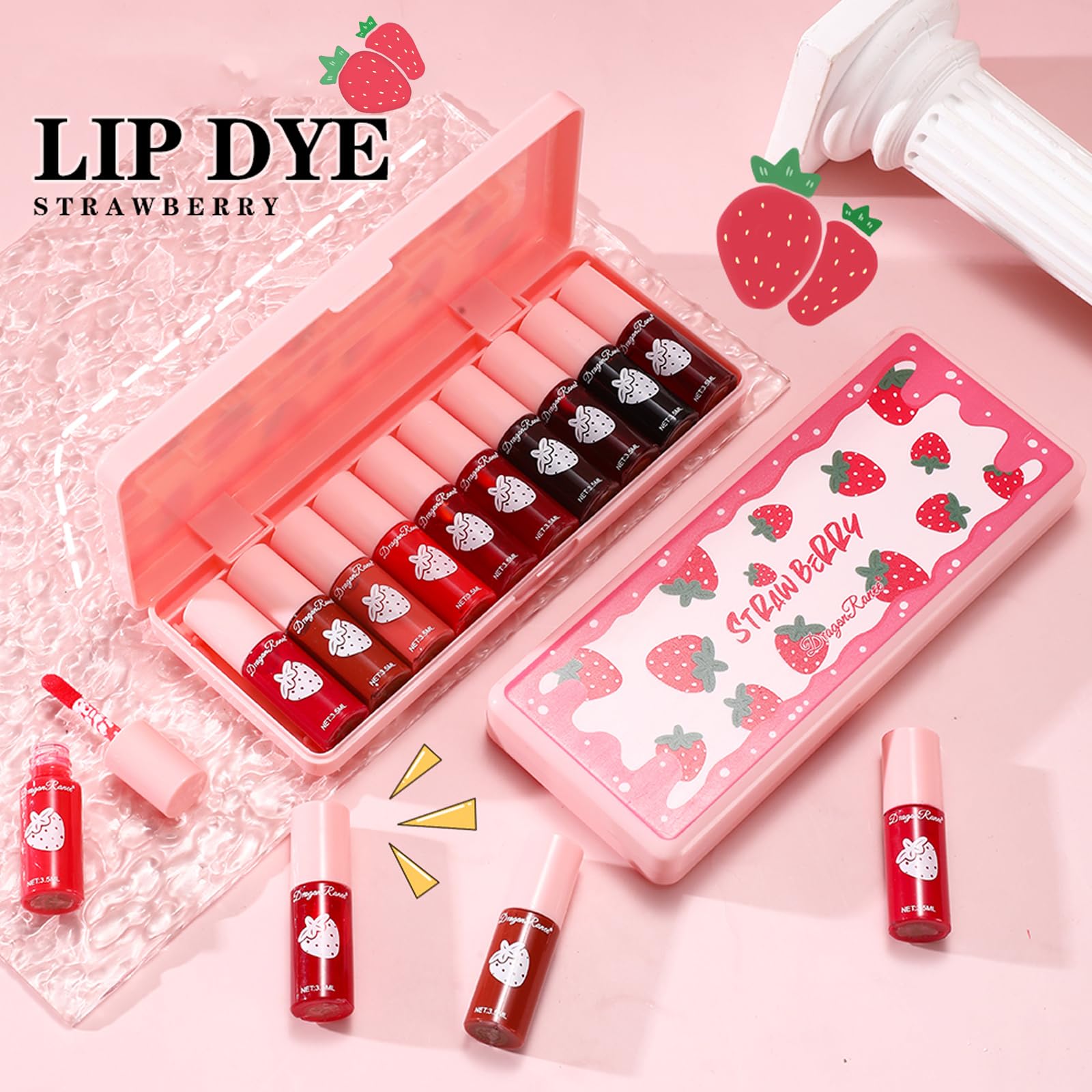 Miniling Tinte Labial Aplicación Fácil: difumina con dedos para un acabado natural.