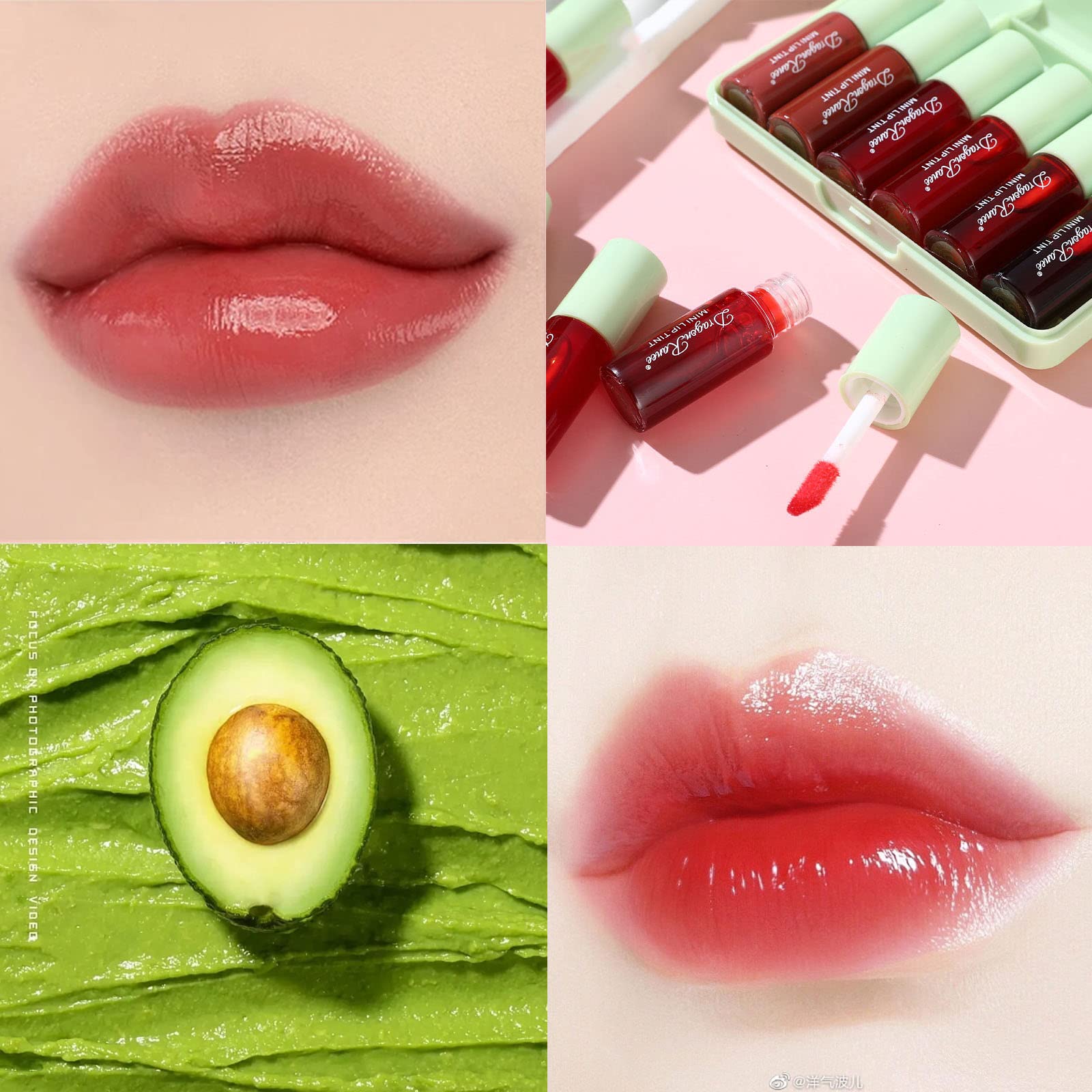 Miniling tintes labiales berry intenso para color audaz y duradero.