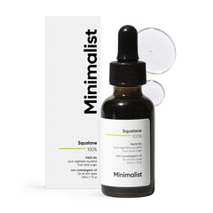 Botella de Minimalist Squalane lista para hidratación diaria.