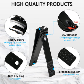 MINKINH cortauñas de precisión de acero inoxidable para cortes limpios