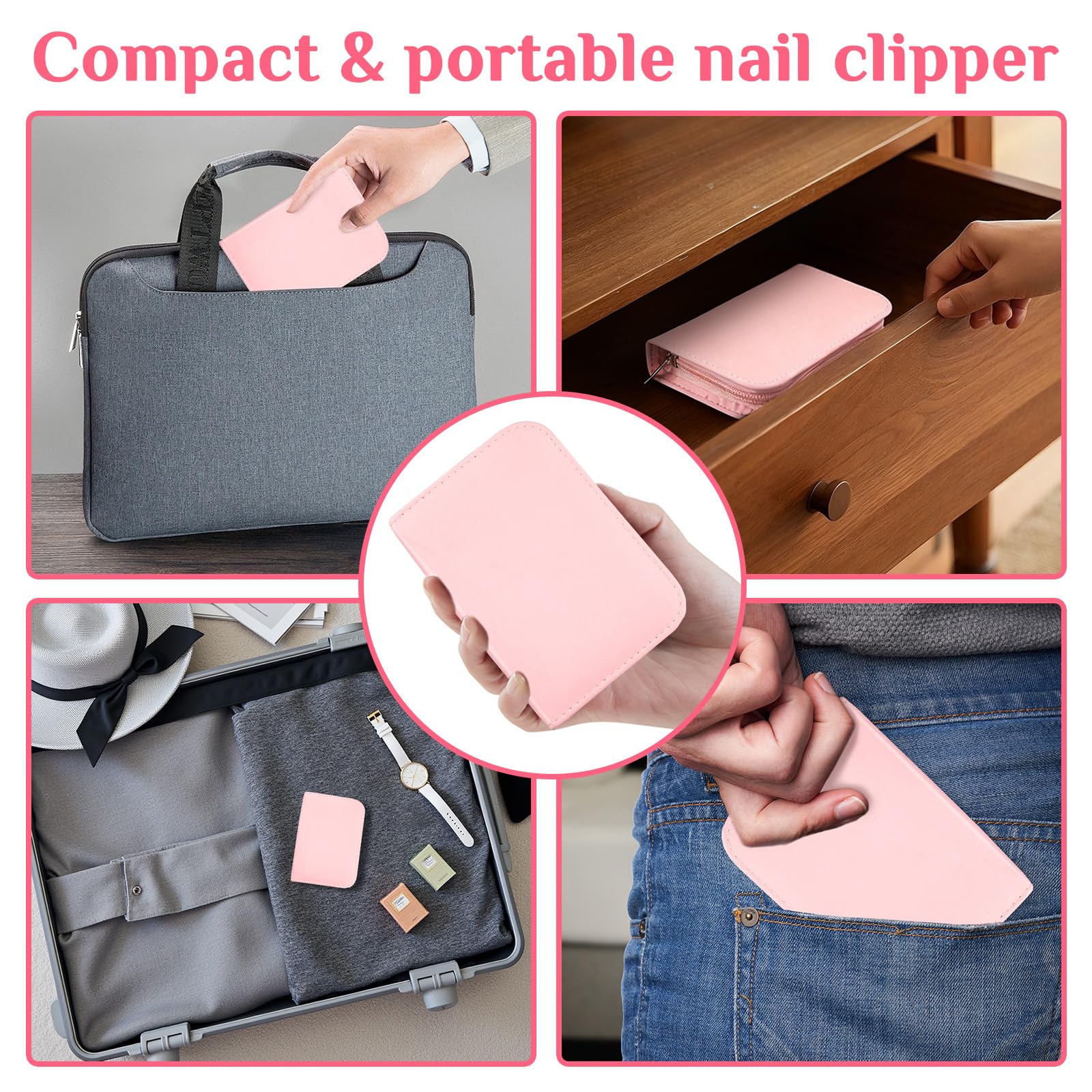 MINKINH regalo-set-manicura-rosa-lujo ideal para sorprender en ocasiones especiales