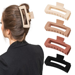 MINMUNJIU clip garras extra grandes 5 pulgadas: mantiene el cabello grueso en su sitio