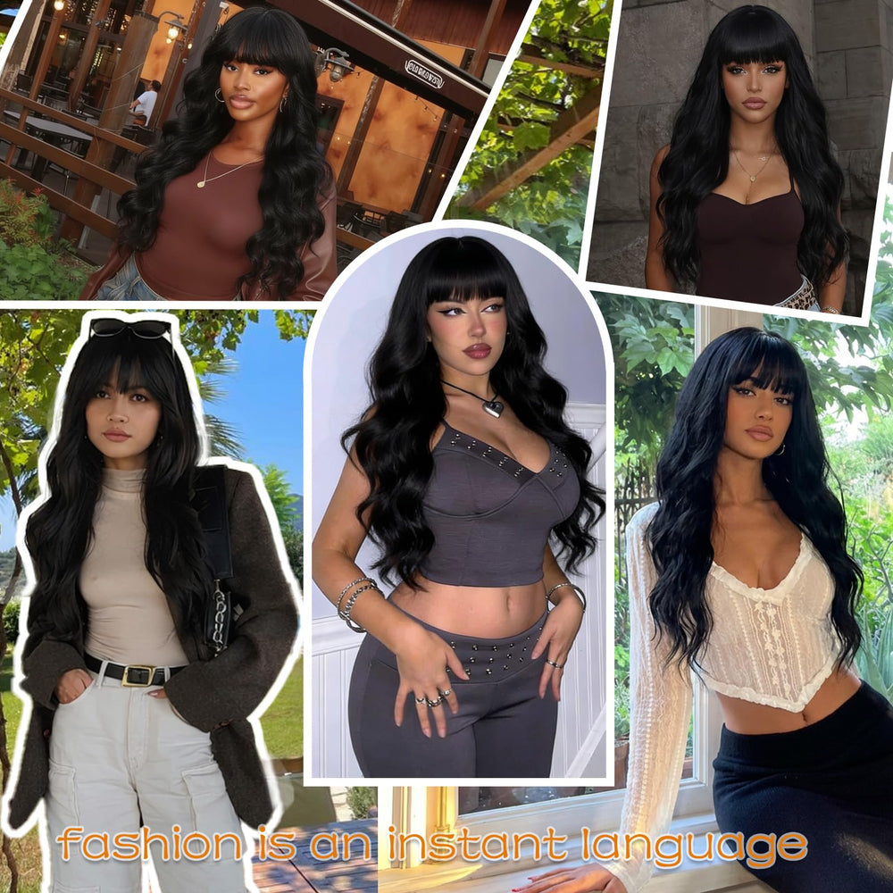 MINSEEYOO wig look natural y movimiento suave