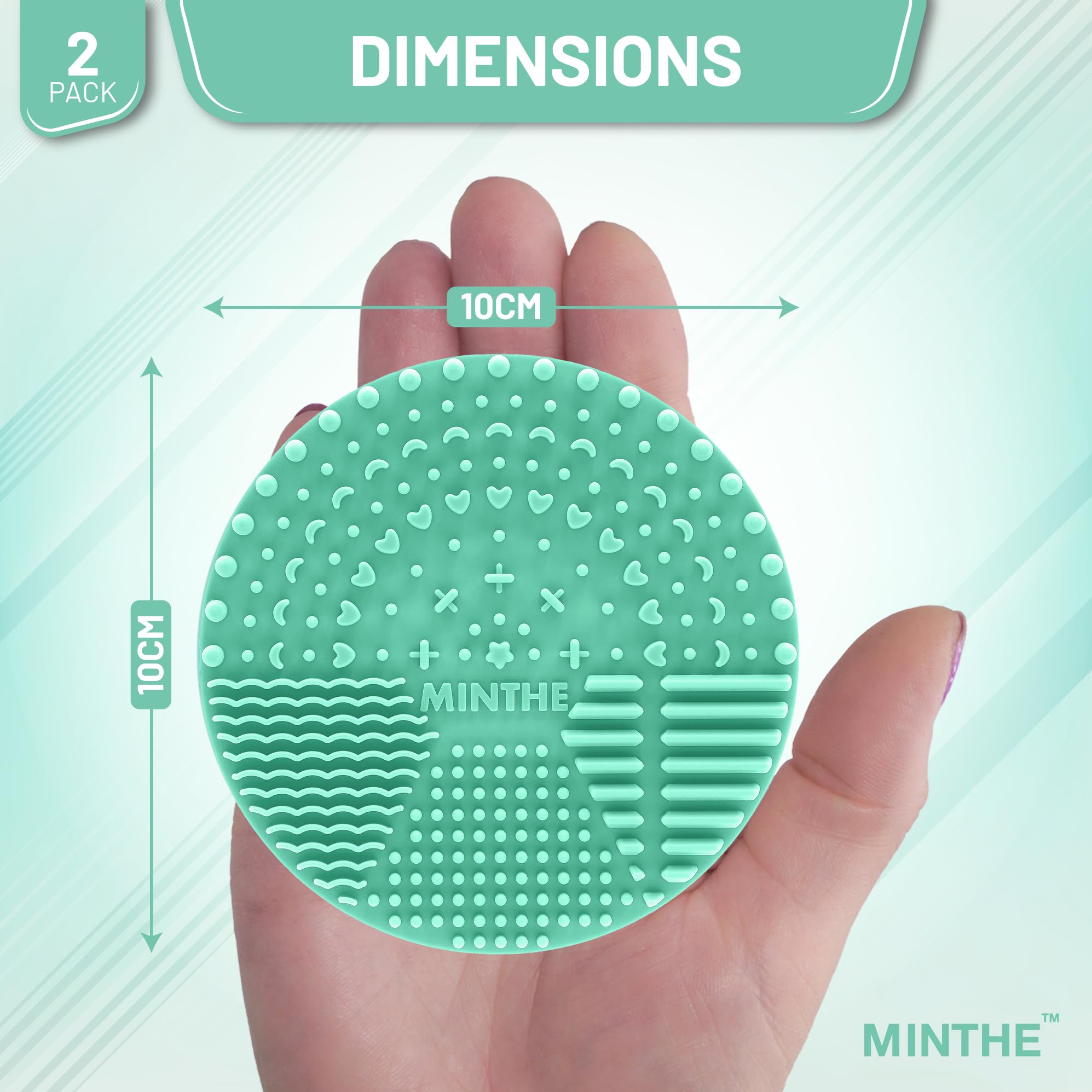 Compacto para viaje: MINTHE cabe en la maleta y cuida las brochas.