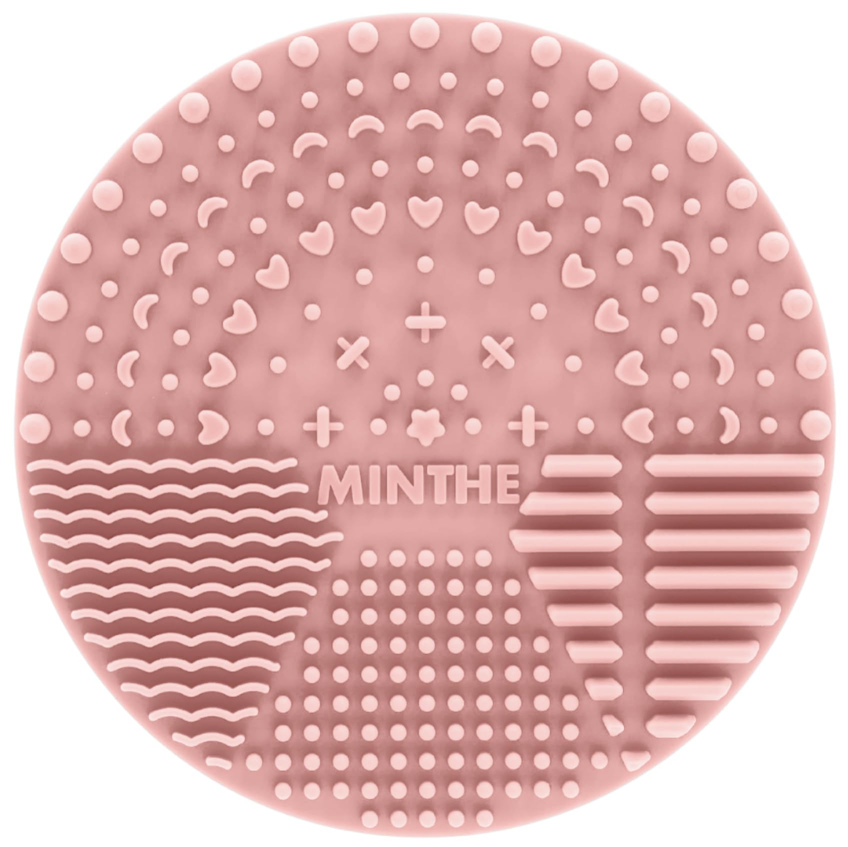 MINTHE mat de limpieza para brochas con textura profunda para limpieza eficiente
