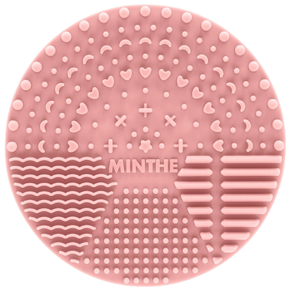 MINTHE mat de limpieza para brochas con textura profunda para limpieza eficiente