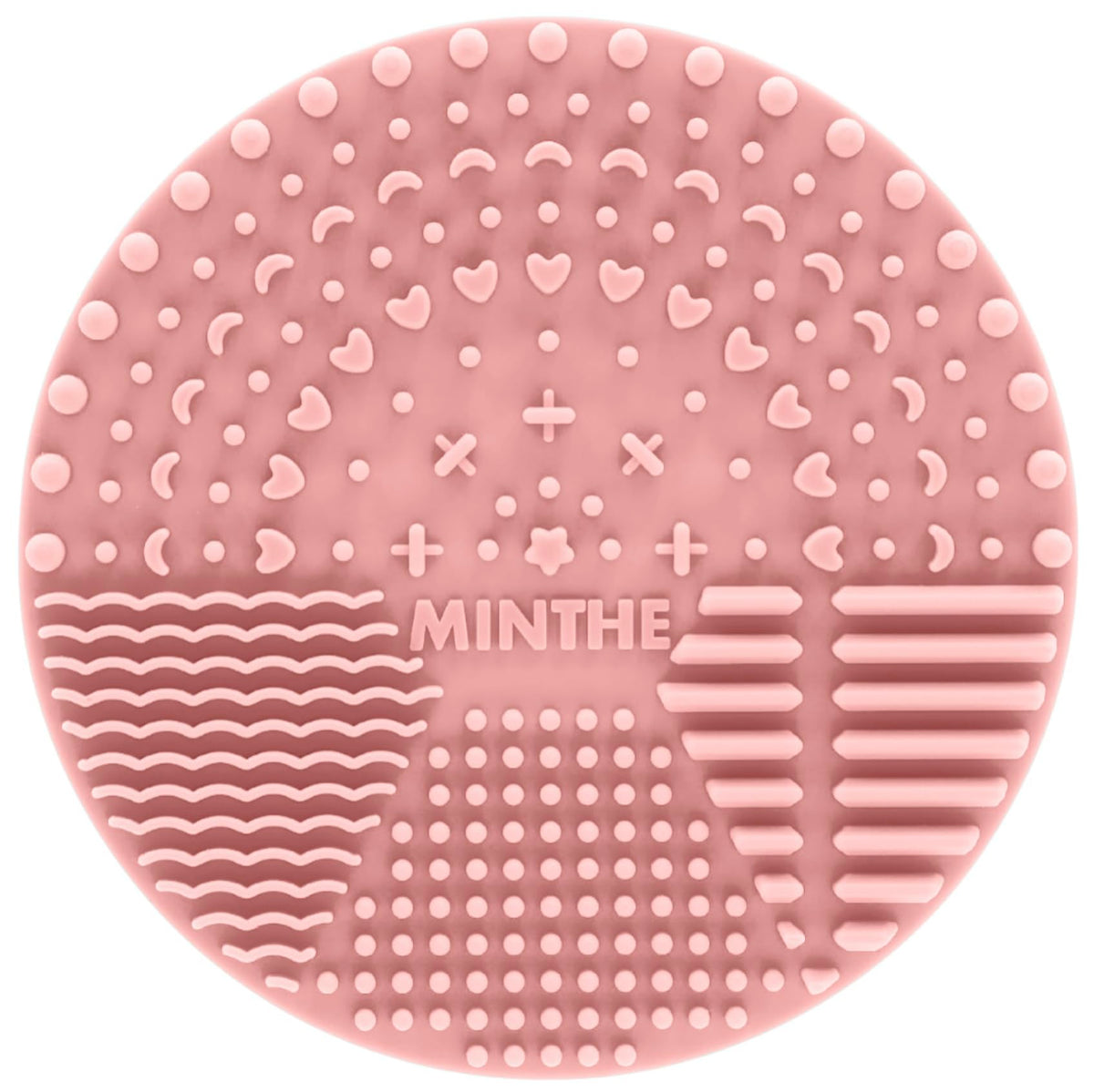 MINTHE mat de limpieza para brochas con textura profunda para limpieza eficiente