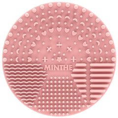 MINTHE mat de limpieza para brochas con textura profunda para limpieza eficiente