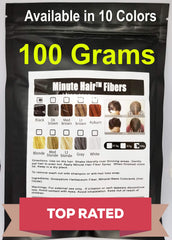 Minute Hair fibras-capilares en bote para rellenar zonas de adelgazamiento discretamente