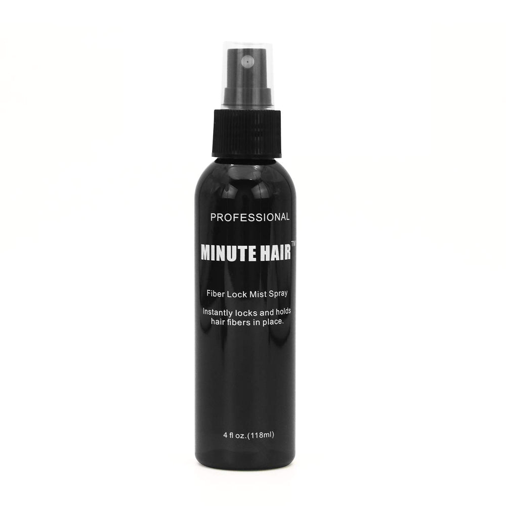 Minute Hair fijador de fibras en botella para fijar fibras con naturalidad.