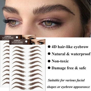 Miotorio cejas tatuaje desprendible para corrección rápida y limpia.
