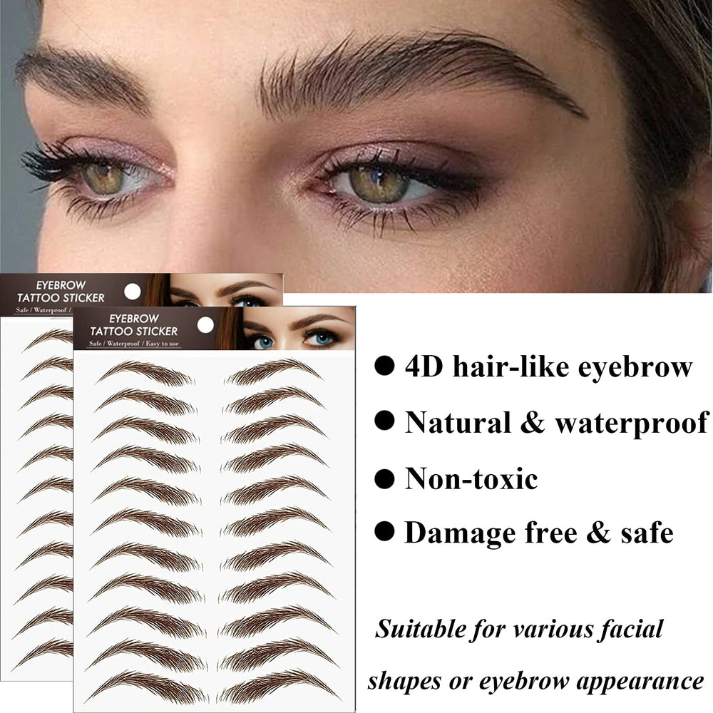 Miotorio cejas tatuaje desprendible para corrección rápida y limpia.