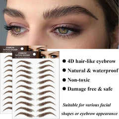 Miotorio cejas tatuaje desprendible para corrección rápida y limpia.