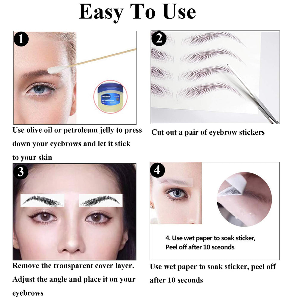 Miotorio cejas retirada fácil con alcohol o desmaquillante.
