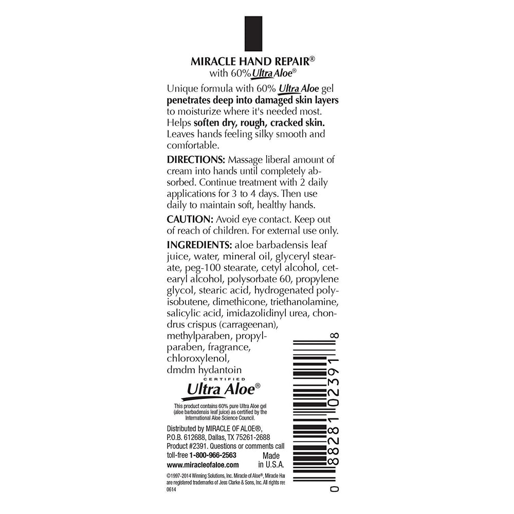 Miracle of Aloe: envase de 946 ml para uso diario en piel seca y áspera.