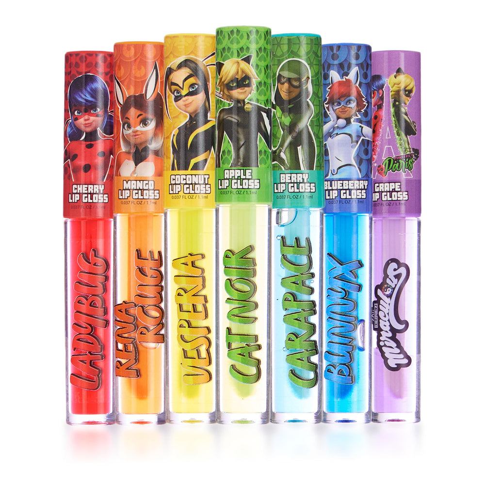 Miraculous lipgloss set con aplicador para aplicación precisa y brillo suave