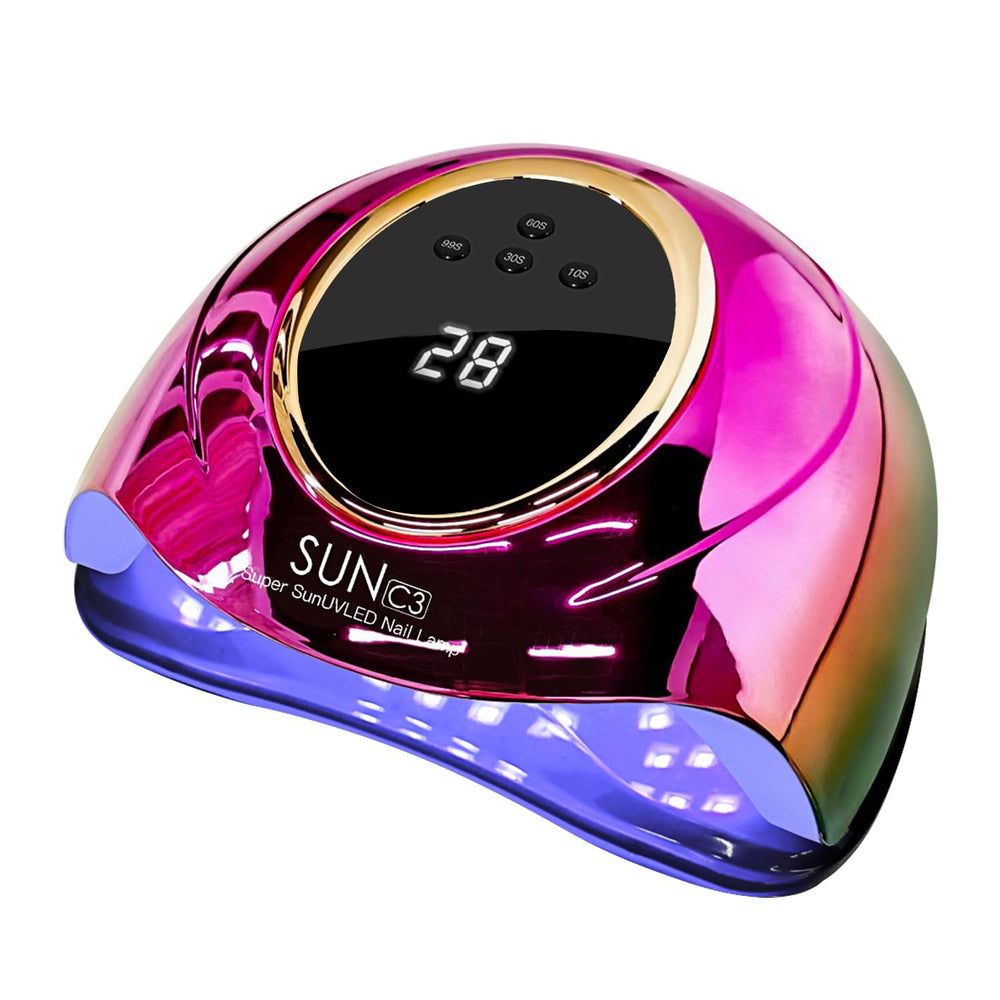 MIRAGE LAYON ilumina uñas con 63 diodos UV para un curado uniforme