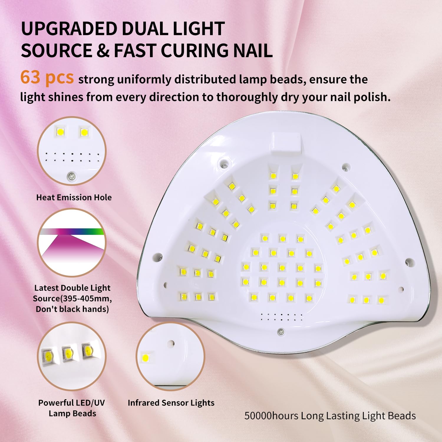 MIRAGE LAYON material ABS ofrece durabilidad y limpieza