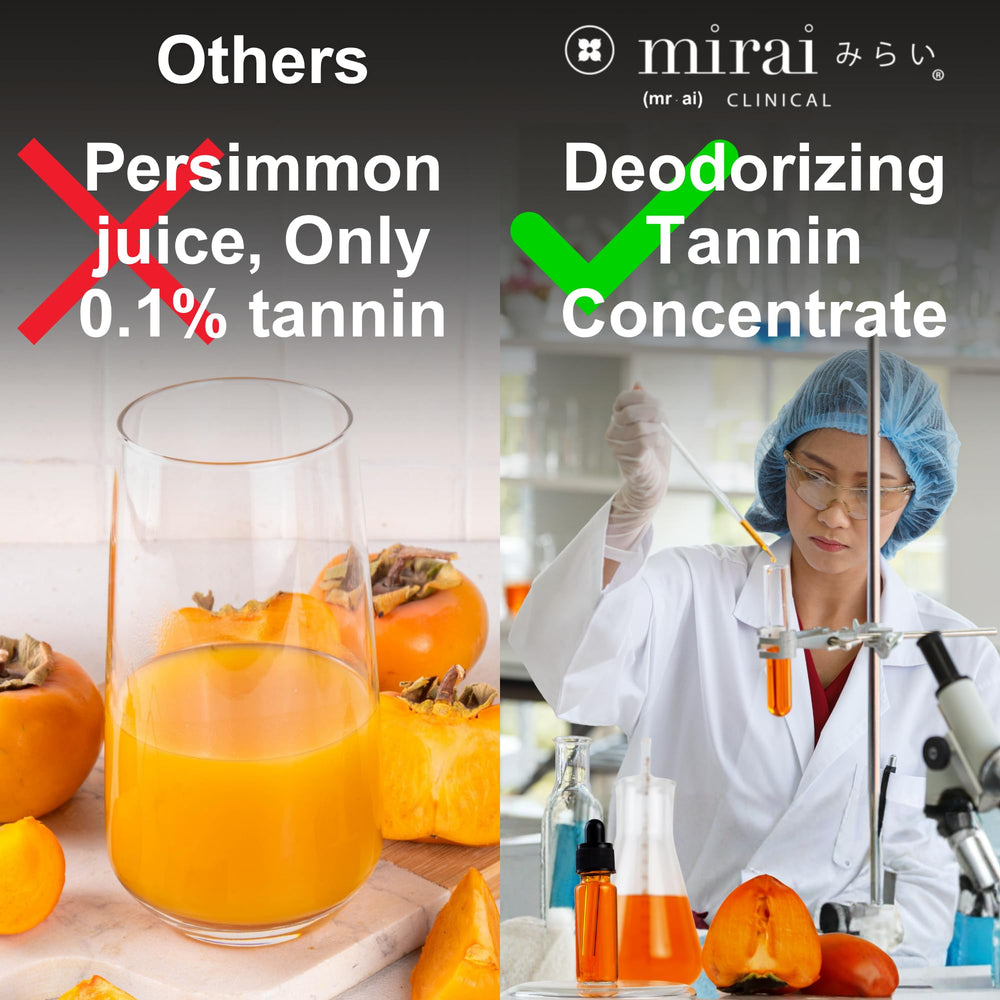 Mirai Persimmon Savon Bar mousse riche pour nettoyage efficace.
