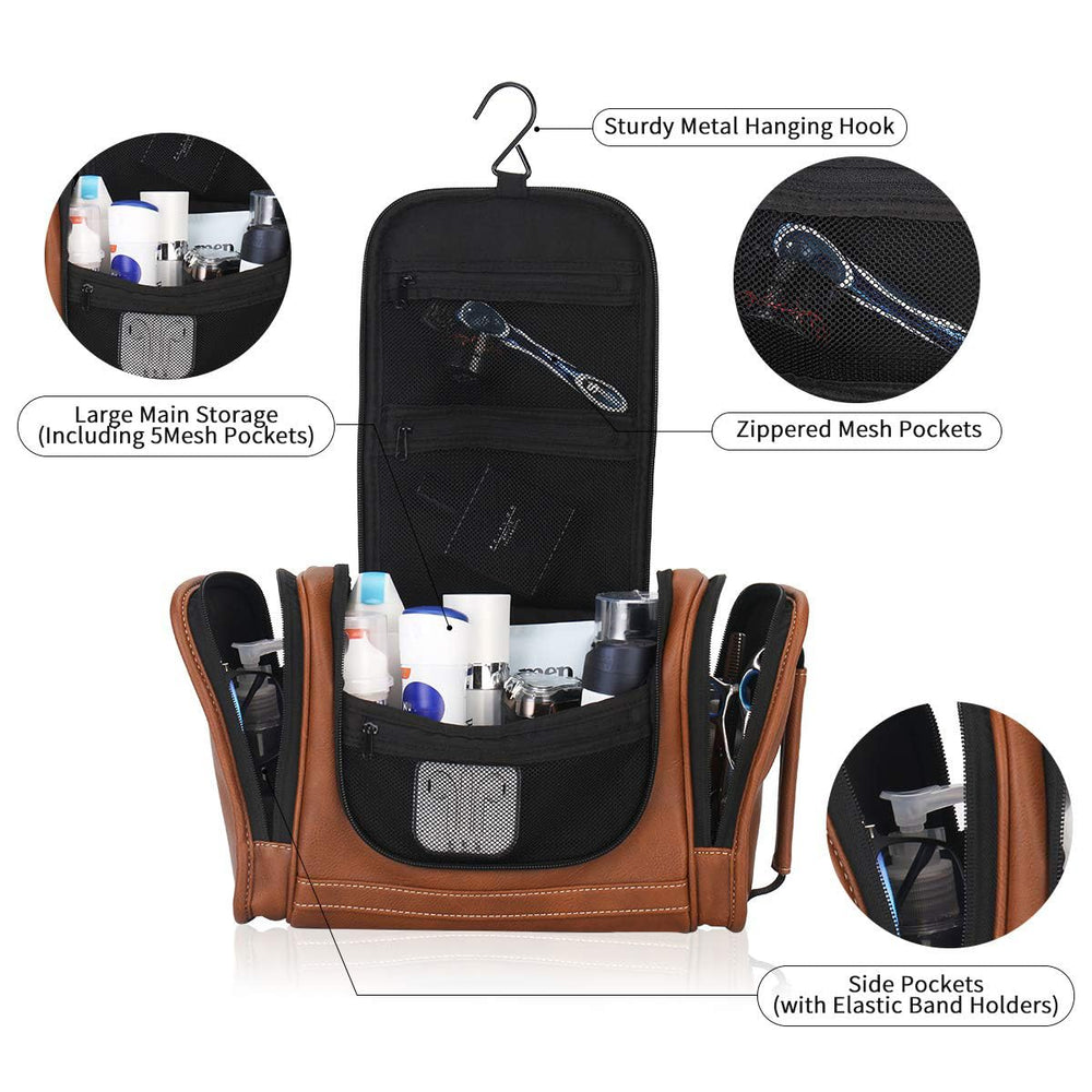 Mirason neceser con cremallera dual, mayor durabilidad y seguridad.