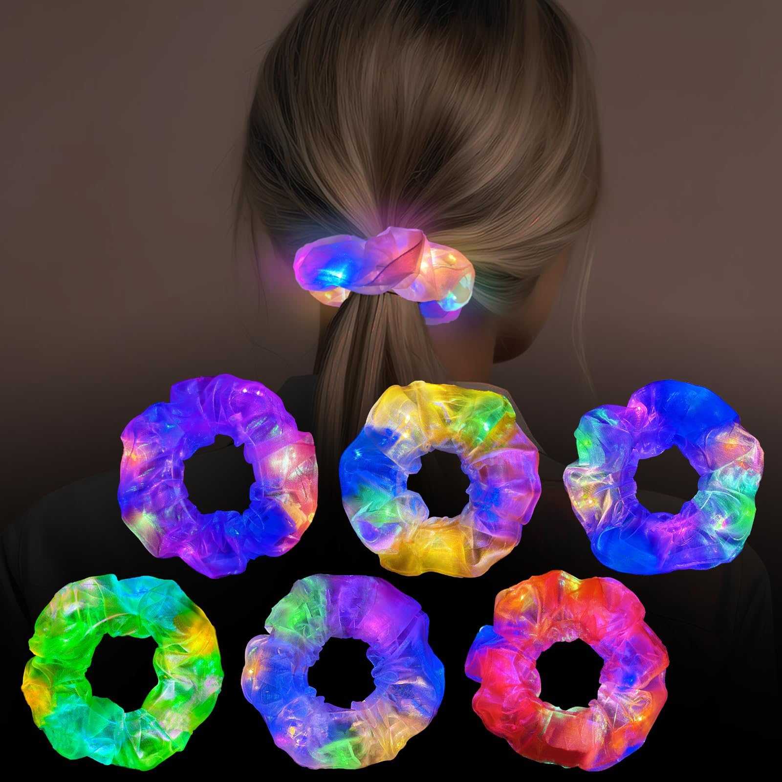 Coleteros LED de Mirawish para mujer, colores vivos para estilos diarios.