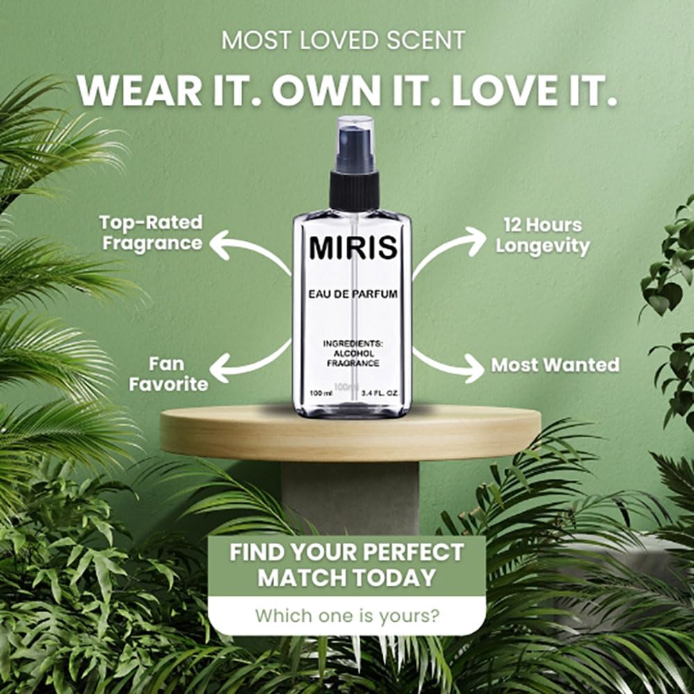 MIRIS No. 35774 corazones-ambargris-madera, experiencia sensorial única y sofisticada