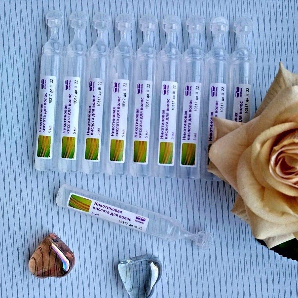 Mirolla ácido nicotínico aplicación en cuero cabelludo para estimular la circulación