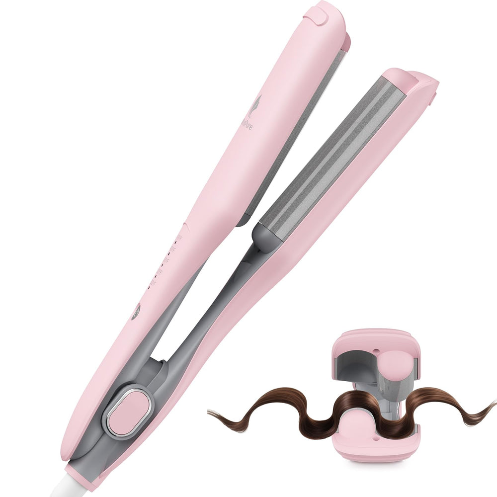 Miropure barra ondulador de 1 pulgada, cerámica rosa para ondas definidas con una pasada