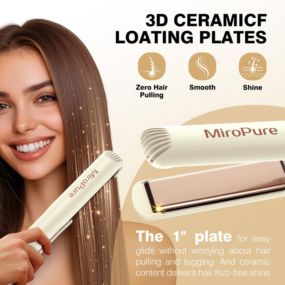 Miropure plancha con cierre de seguridad y apagado automático