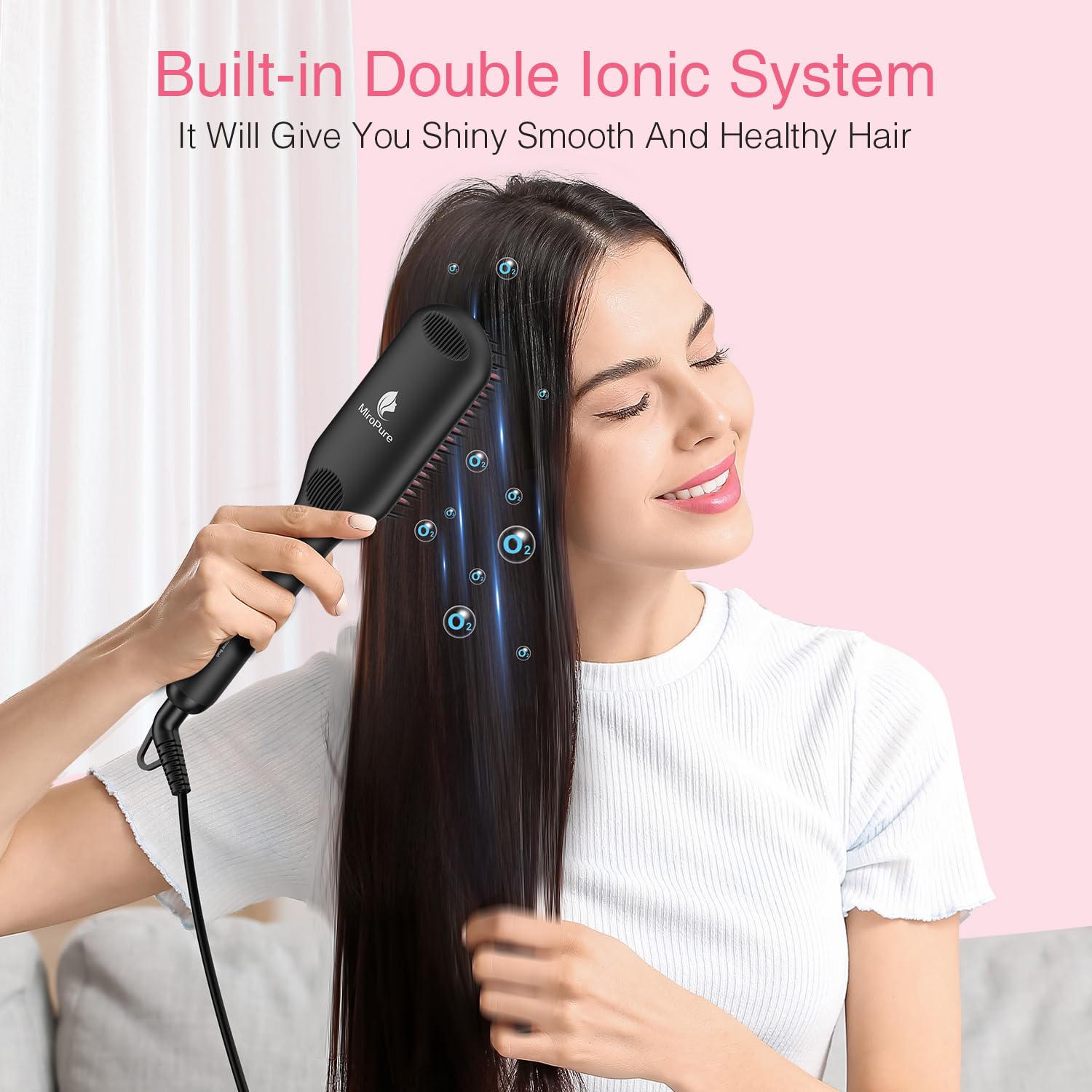 Proteccion anti-escalado de Miropure para cabello seguro.