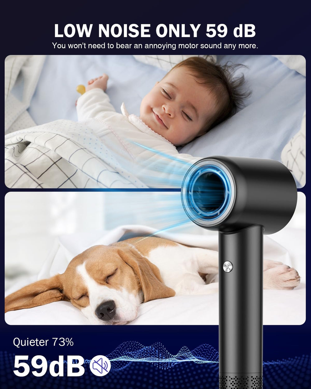 Ideal para uso doméstico o viaje gracias a su peso ligero.