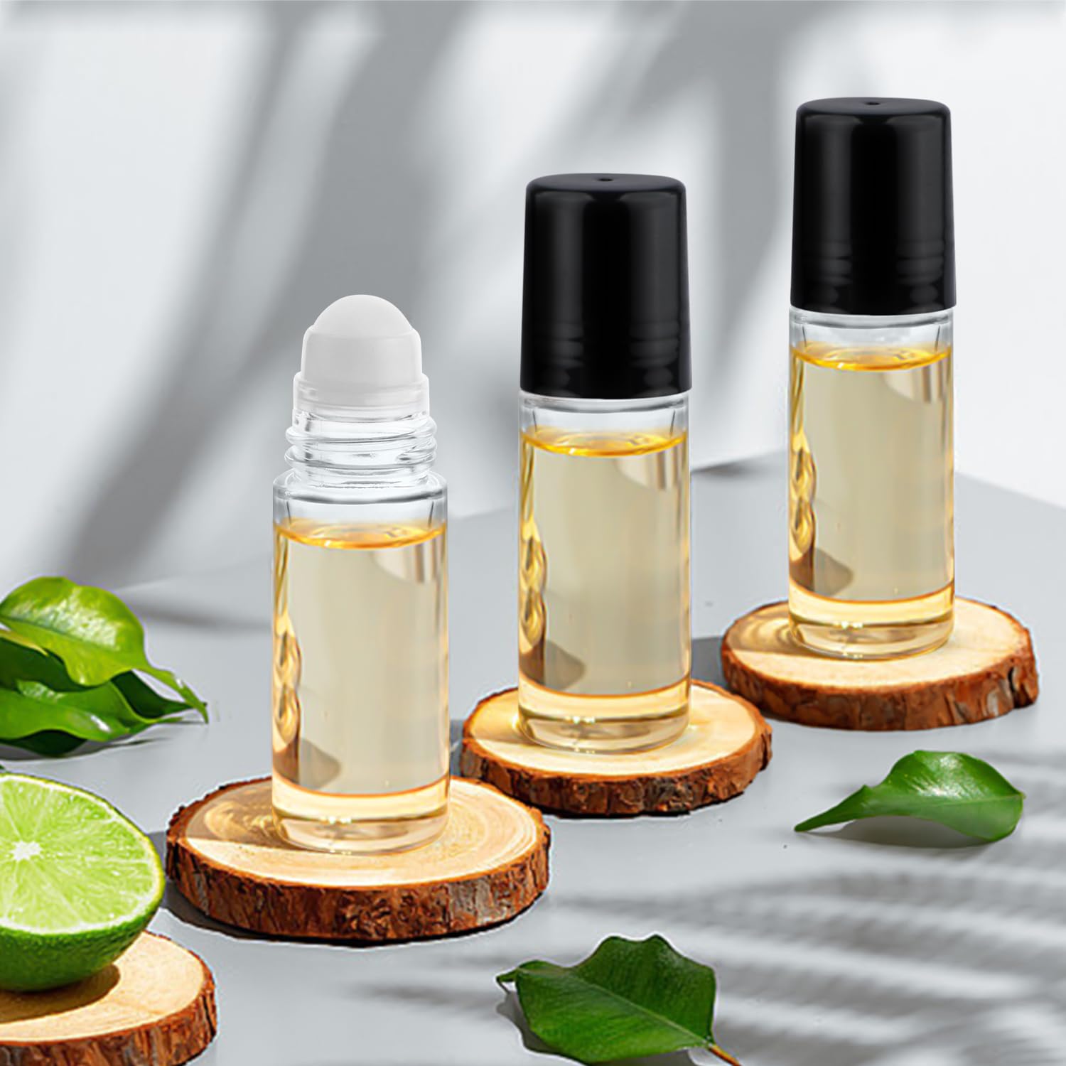 Ideal para cosméticos, perfumes y aceites, tamaño compacto para viajar.