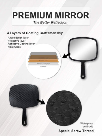 MIRRORNOVA acabado negro mate, estilo elegante y resistente.